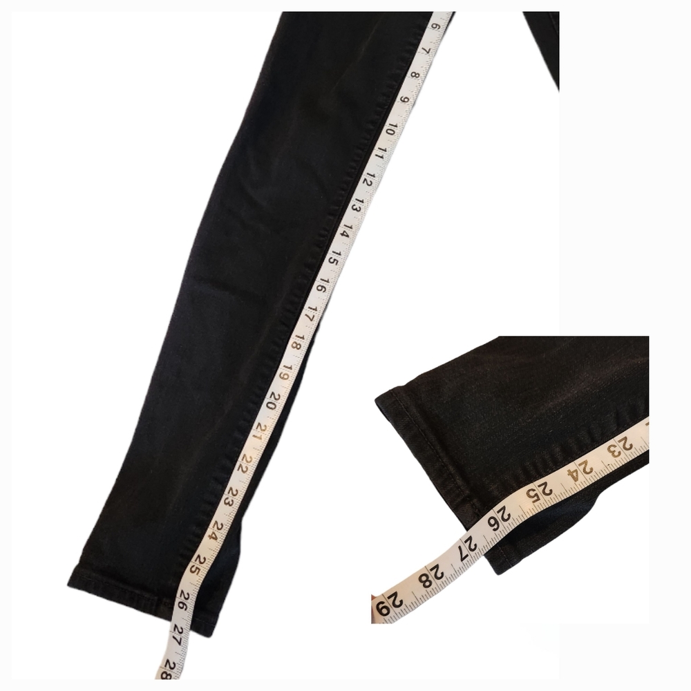 Madewell Roadtripper Black Mid-rise Skinny Jeans, ankle length size 27 - Picture 11 of 13